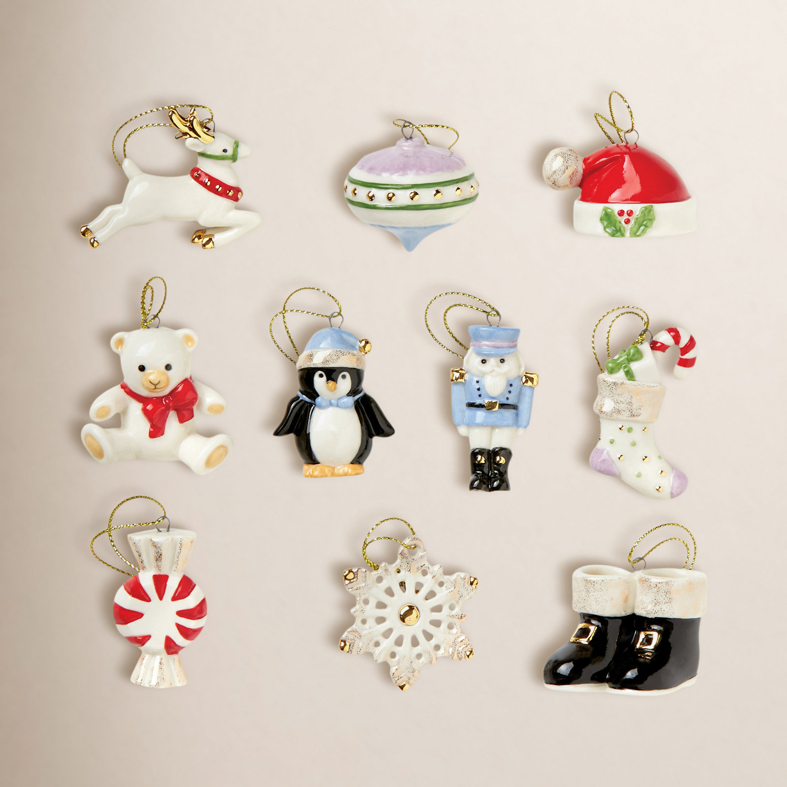 Ornament Trees 2" Porcelain Figurine