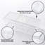 Porte-boules en coton 3 compartiments, pots de salle de bain