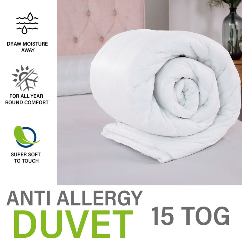 ALL SEASONS TOG DUVET MICROFIBER  15 DUVET, Single