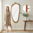 Asymmetrical Solid Wood Irregular Wall Mirror-1112668571-1112668568