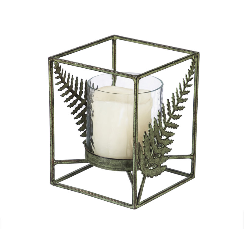4.8'' H Metal Tabletop Hurricane