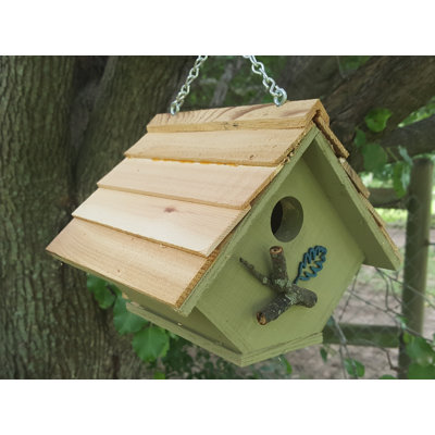 Mihran 7'' H x 8'' W x 7'' D Hanging Birdhouse