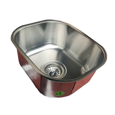 Évier de cuisine en acier inoxydable encastrable L 12 po x l 10 po Italia Kitchen Series