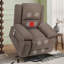 Fauteuil inclinable électrique avec massage, poche latérale-106363837