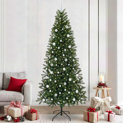  Artificial Christmas Tree with 300 LEDs  PE and PVC