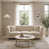 Cream White Velvet selected