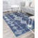 Bodrum Tribal Native Blues Area Rug