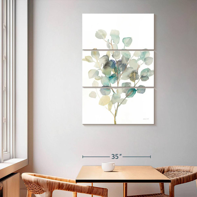 Harnek Eucalyptus White I, 65" H x 42" W