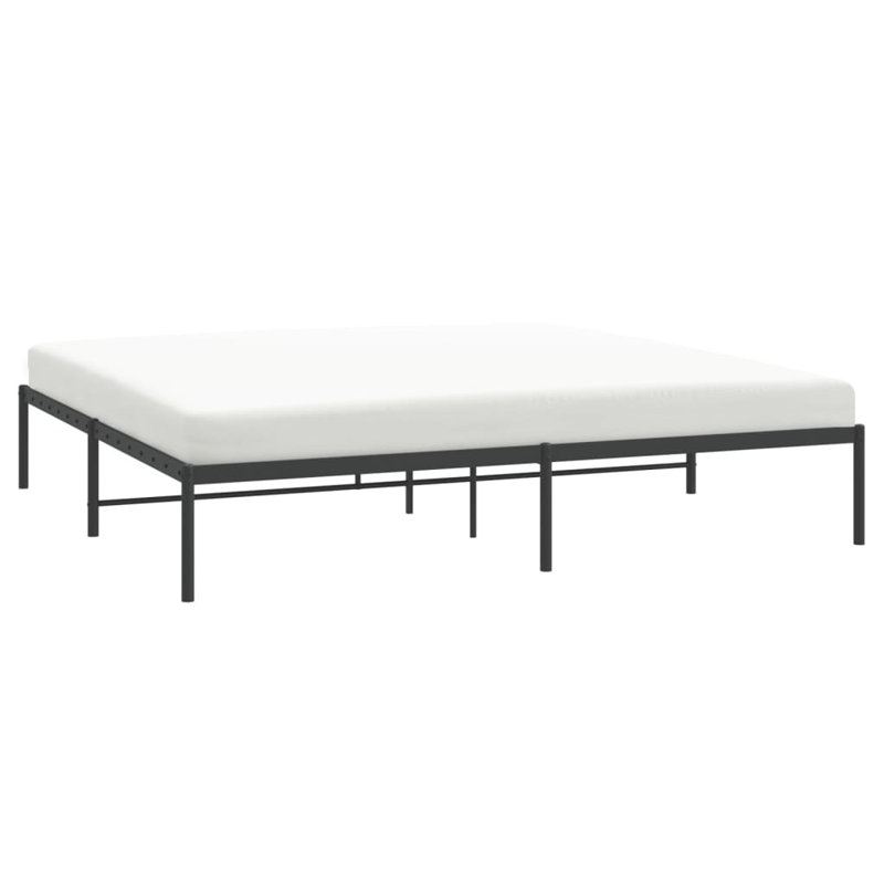 Bintou Bed, Super King (6'), Black