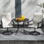 Ensemble de 2 chaises de patio Outsunny