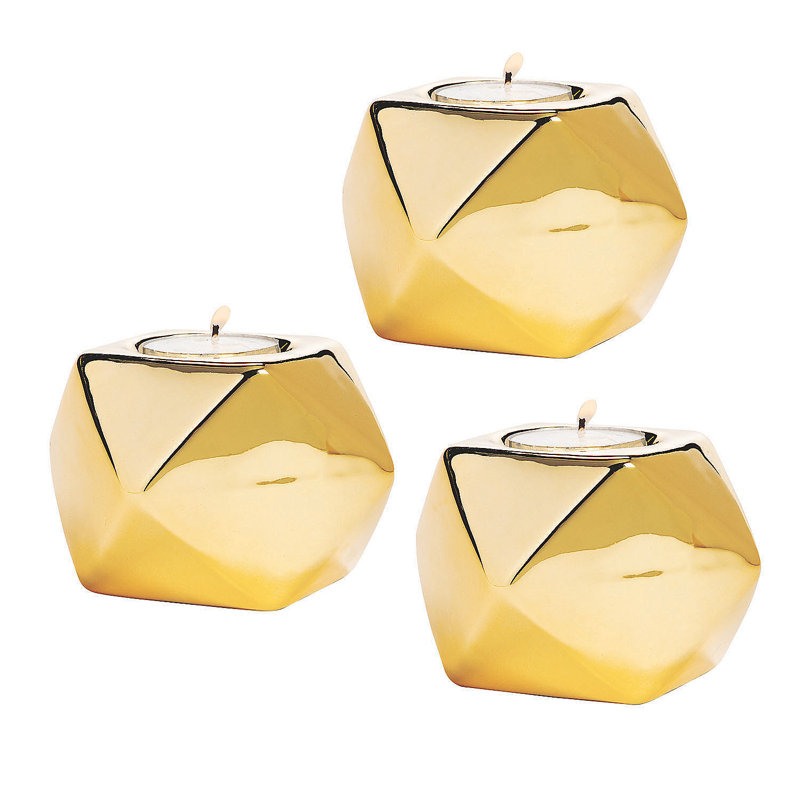 Tabletop Tealight Holder, Gold