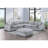 Melody Grey Sectional With Pullout