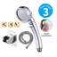 Chrome Drill-Free High Pressure Handheld Shower Head With Pause Switch-123247486