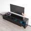 Meuble télé noir 73 po Indisio-470643114