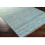 Tapis turquoise tissé à la main Halstead-131515610