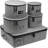 Sorbus 5-Set Stackable Dinnerware Storage Set with Plate Protector-1587916410