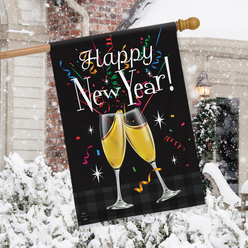 Drapeau «Happy New Year»