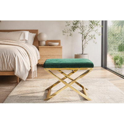Axel Stainless Steel Accent Stool