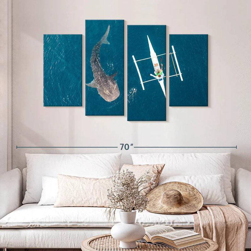 Brampt Oslob Whale Shark, 32" H x 52" W