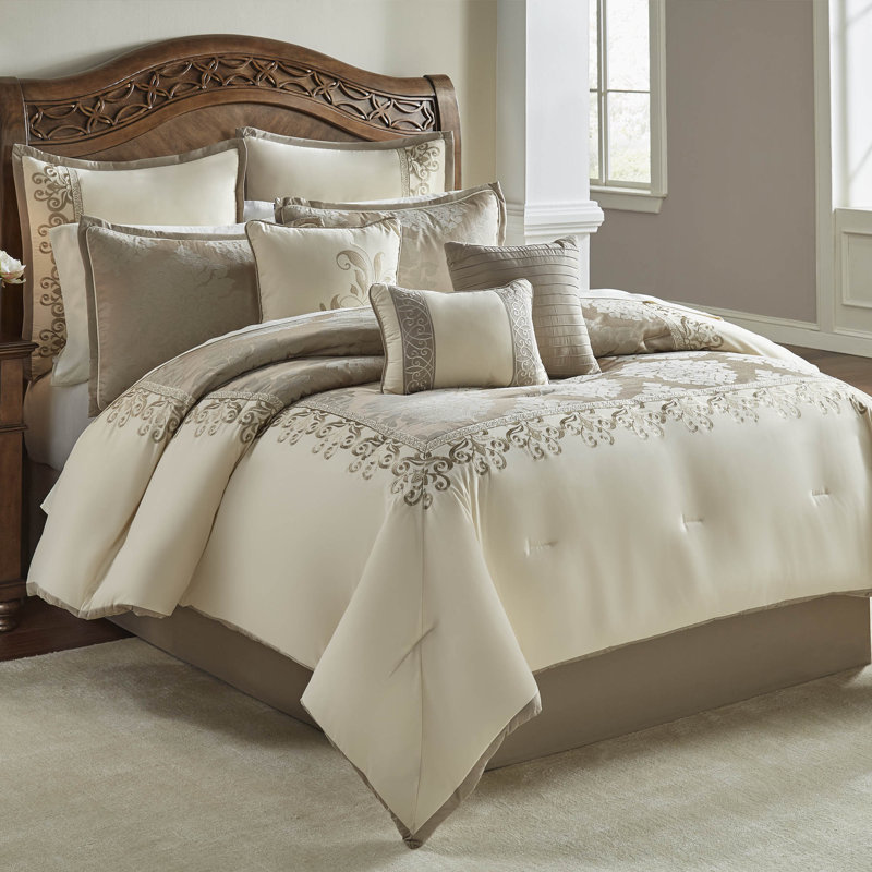 Hillcrest Comforter Set, Queen Comforter + 7 Additional Pieces
