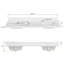 ARIEL 66 POUCES CARRIÈRE BLANC DE QUARTZ DE LA SALLE DE BAIN COMPTOIR DE 1,5 POUCES AVEC BORD D'ÉPAISSEUR DOUBLE AVEC ÉVIER DOUBLE RECTANGLE ET INCLUS