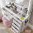 Brielle Premium Makeup Vanity With Bluetooth Speakers And Full LED Mirror-106057658