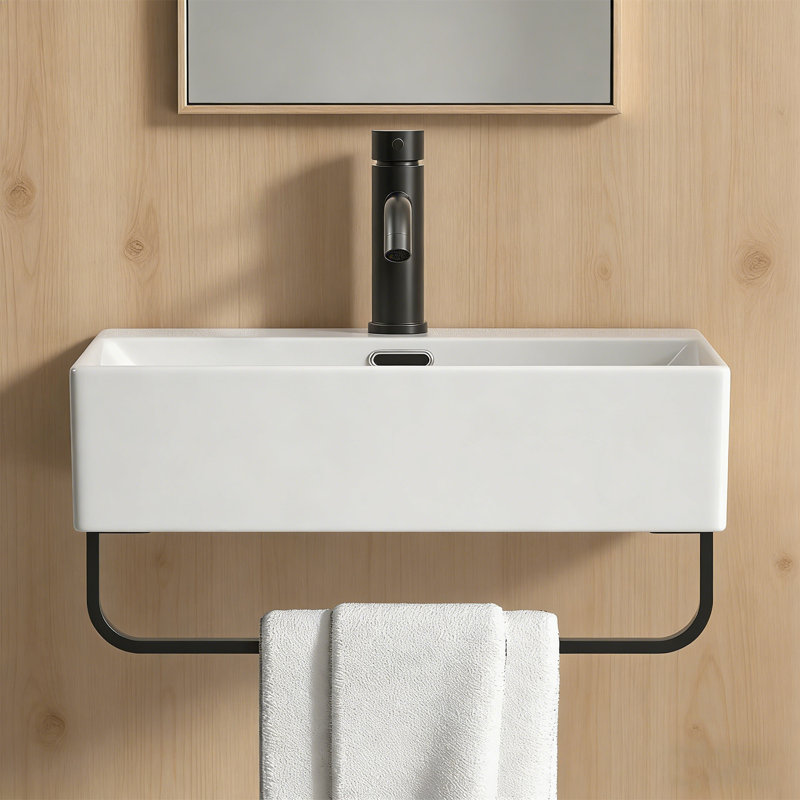 Lavabo vasque de salle de bain 24 "avec support pour tour