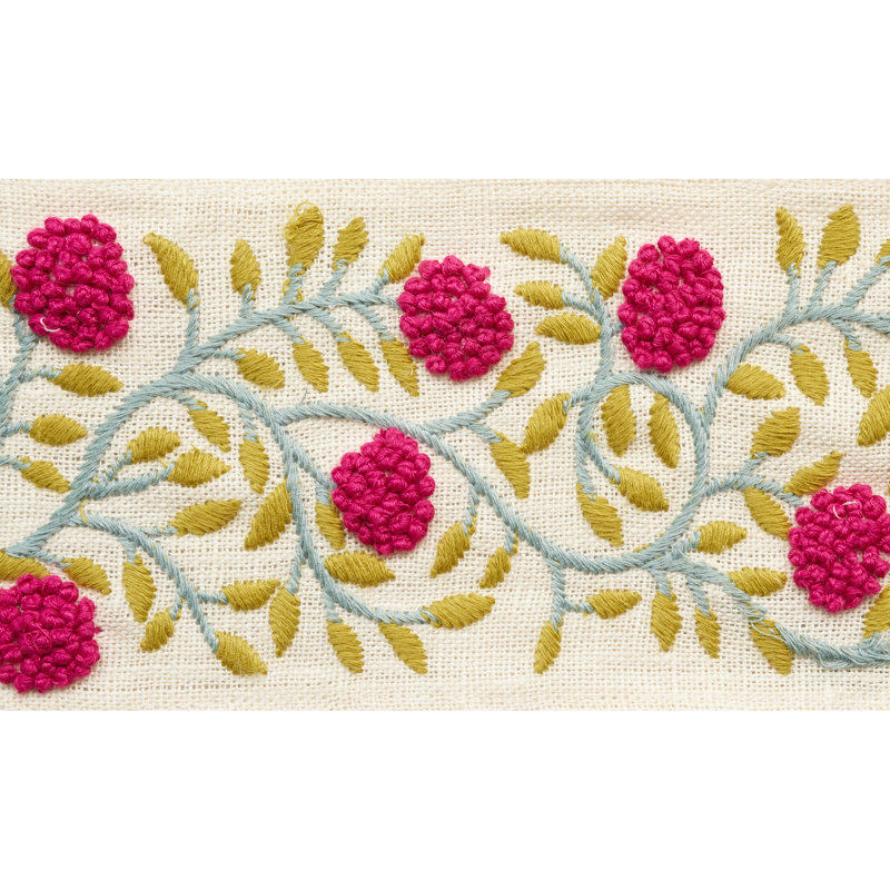 Ashoka Tape, Magenta/Leaf