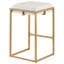 Tabouret de comptoir rembourré avec structure en métal Hicklin-100413402