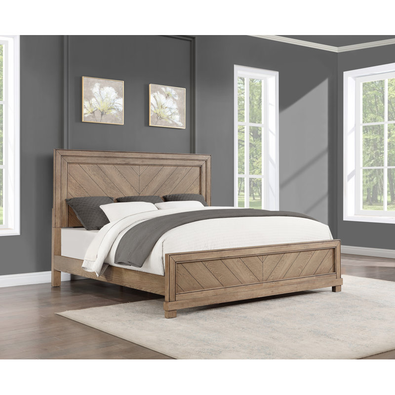 Altha Standard Bed, Brown, King