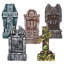 Ensemble de 17 pierres tombales d'Halloween en mousse de 17 po + 10 piquets-2055546795