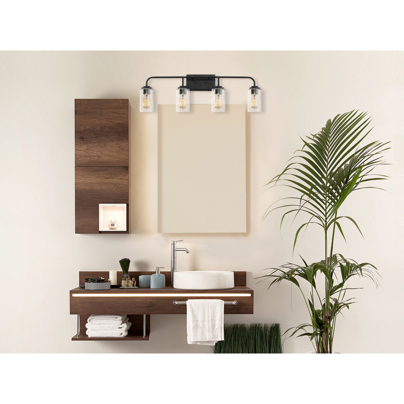 Cam 4 - Light Dimmable Vanity Light, Matte Black