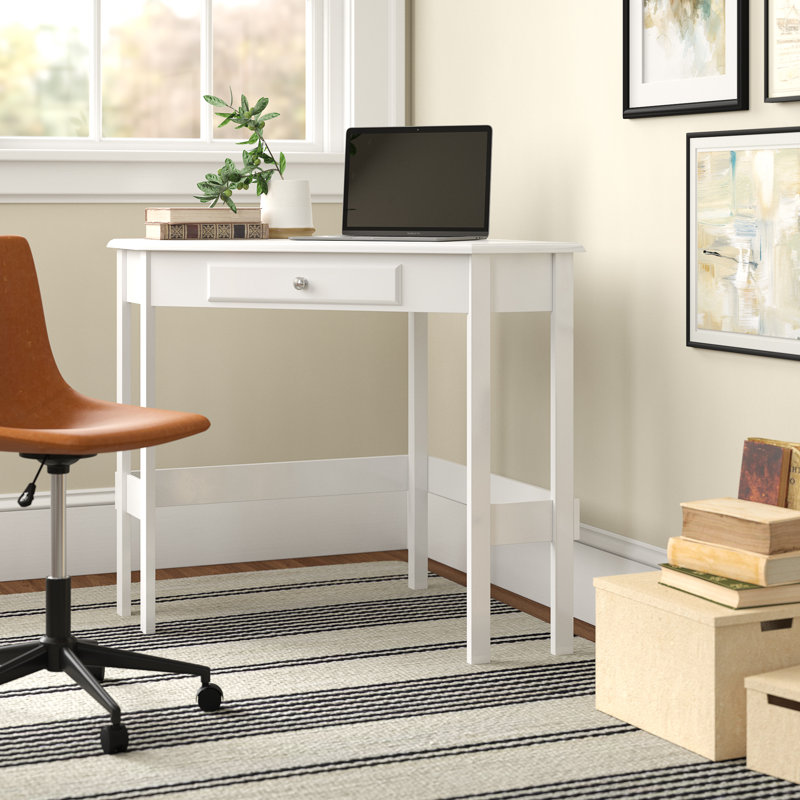 Loycie Contemporary Style Home & Office Desk, White