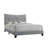 Bed with Tufted Headboard