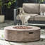 Foyer rond en fer - 50 000 pour le chauffage extérieur 37,85 po Profondeur du produit X Largeur 11,64 Hauteur 49,55 lb avec chaleur profonde large haute