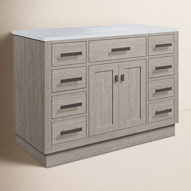 Argenta 48'' W Single Vanity, Gray Oak