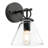Wulfsohn Iron Glass Single Armed Sconce-93608501