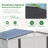 Metal Storage Shed,Tool Shed With Peaked Roof Waterproof With Clear Window And Lockable Door Compact Tool Shed For Garden, Backyard,Patio,Sundries And Bike Storage