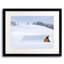 Barn in Snow Abstract Framed Photographic Print-64401467