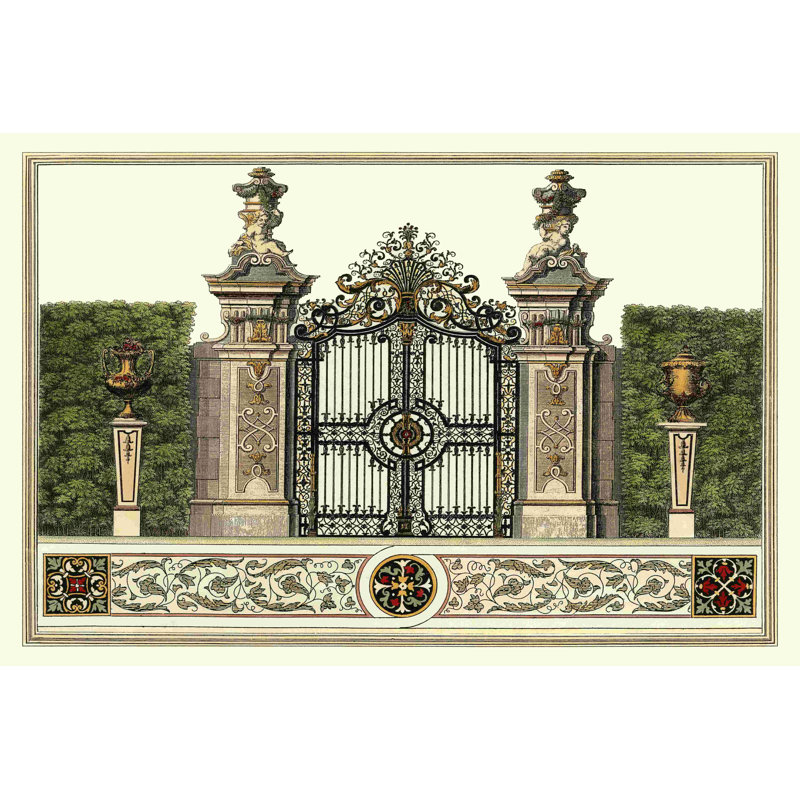 La grande porte du jardin III, H 8 po x l 12 po