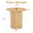 31.5'' Round Pedestal Dining Table-91848548