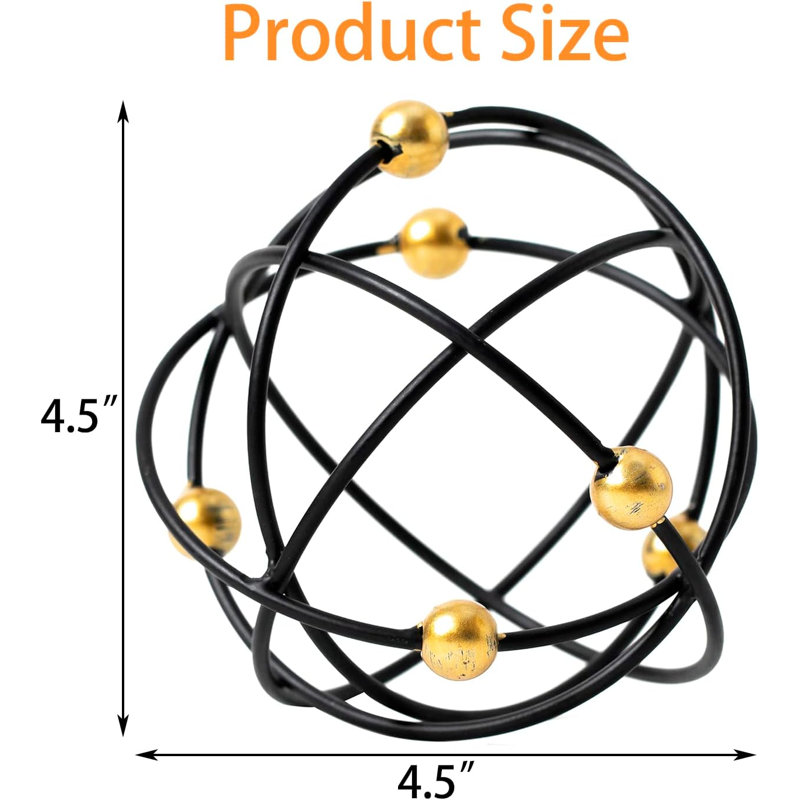 Metal decorative sphere