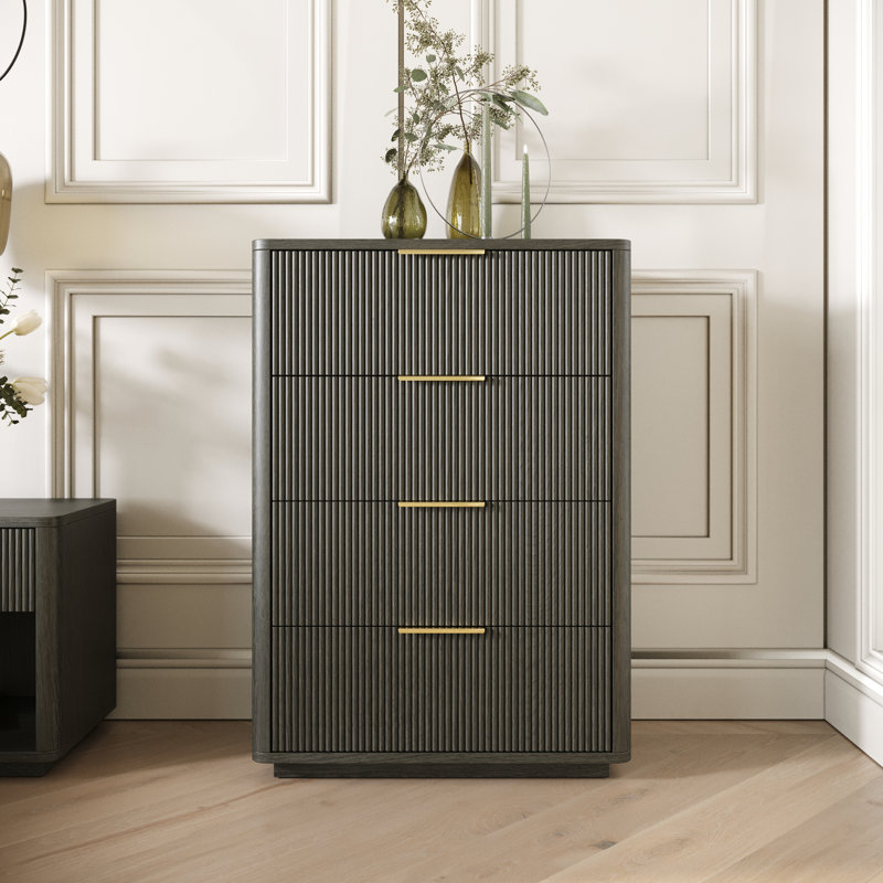 Akira 4 - Drawer Chest, Gray Wash