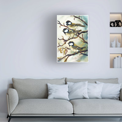 Art mural sur toile tendue - «Out On A Limb» par Jody Bergsma pour décoration de salon, de chambre à coucher ou de bureau - 16 x 24