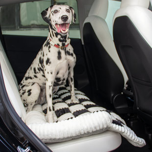 Backseat Pet Bed Mat, Dog Bed For Car, Non-Slip Travel Mat & Fuzzy Seat Cover, Fit For Backseat Extenders And Seat Covers, 24.7"X50"