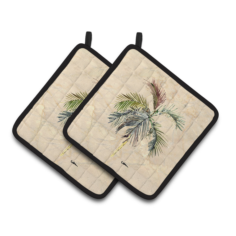 Cuisinier poignée de palmier sapin de caroline