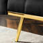 Lit futon en velours noir, convertible pour appartement, dossier et siège, angles réglables, pieds en métal, lit simple noir à assemblage simple, tissu, relaxation