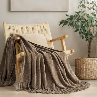 Chenille Throw Blanket