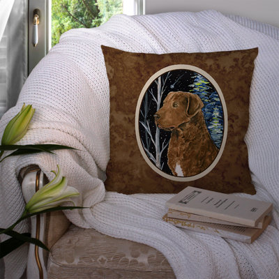 Starry Night Outdoor Reversible Throw Pillow