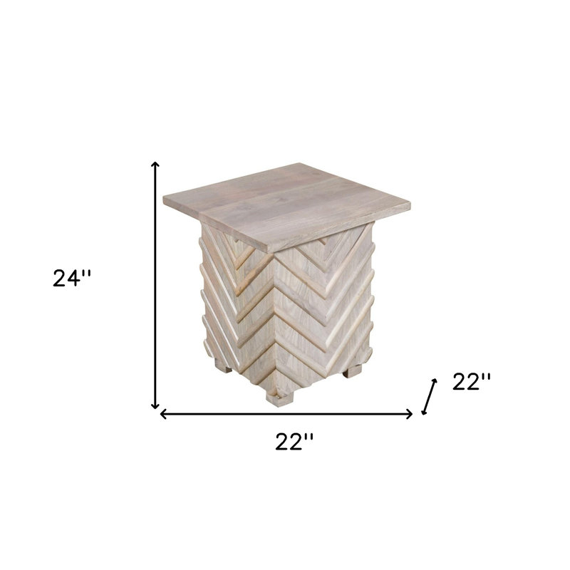 Table de bout en bois massif